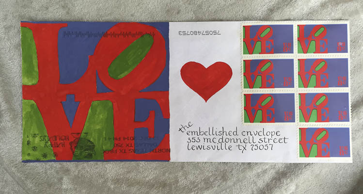 Embellished Envelope Exhibit